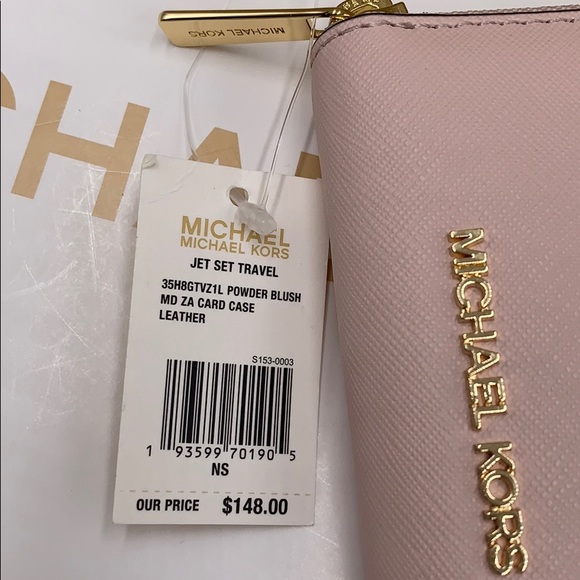 MICHAEL KORS JET SET TRAVEL MD ZA CARD CASE - Picture 16 of 16